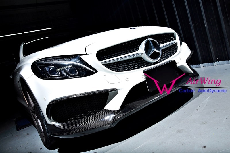 Mercedes-Benz W205 Carlsson carbon front lip 02